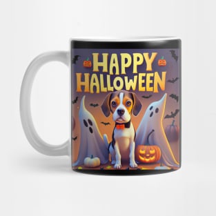 Beagle Happy Halloween Mug